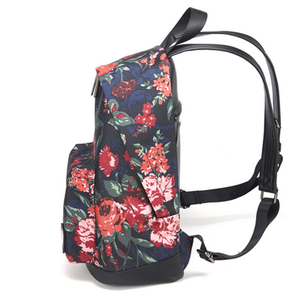 Biểu Tượng Tùy Chỉnh Hot Bán Hoa In Thời Trang Dây Kéo Cao Đóng Cửa Trường Cô Gái Polyester Lót Trường Túi Ba Lô - Product Image 3