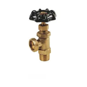 Factory wholesale degree brass boiler drains garden valve