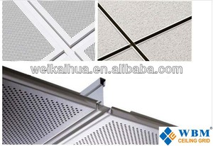 Grille de plafond suspendue t-bar/composants de grille de plafond/cadres de plafond/noir, <span class=keywords><strong>Fut</strong></span> 32/38 - Product Image 5