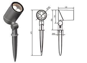 Projecteur led cob extérieur <span class=keywords><strong>20w</strong></span>, quatre installation, projecteur led - Product Image 3