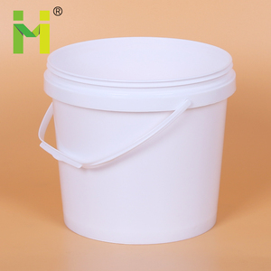 High Quality 1L 2L 3L 4L 5L <strong>White</strong> Round Plastic Chemical / Food Grade <strong>Bucket</strong> with Lids - Product Image 3