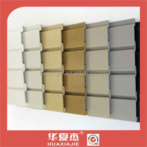 Pvc <span class=keywords><strong>plaque</strong></span> de liaison / plastique Slatwall / <span class=keywords><strong>vinyle</strong></span> <span class=keywords><strong>mur</strong></span> conseils - Product Image 2