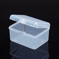 Boîte de rangement en plastique PP transparente empilable la plus populaire pour les sucettes de bébé