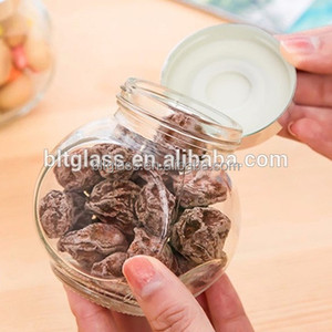 En forma de tambor frasco de vidrio productos secos cookie JAR dulces - Product Image 6