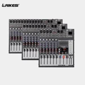 LAIKESI AUDIO Dj Mixer dengan Usb Mp3 Pemain Pengontrol Dj Music Mixer