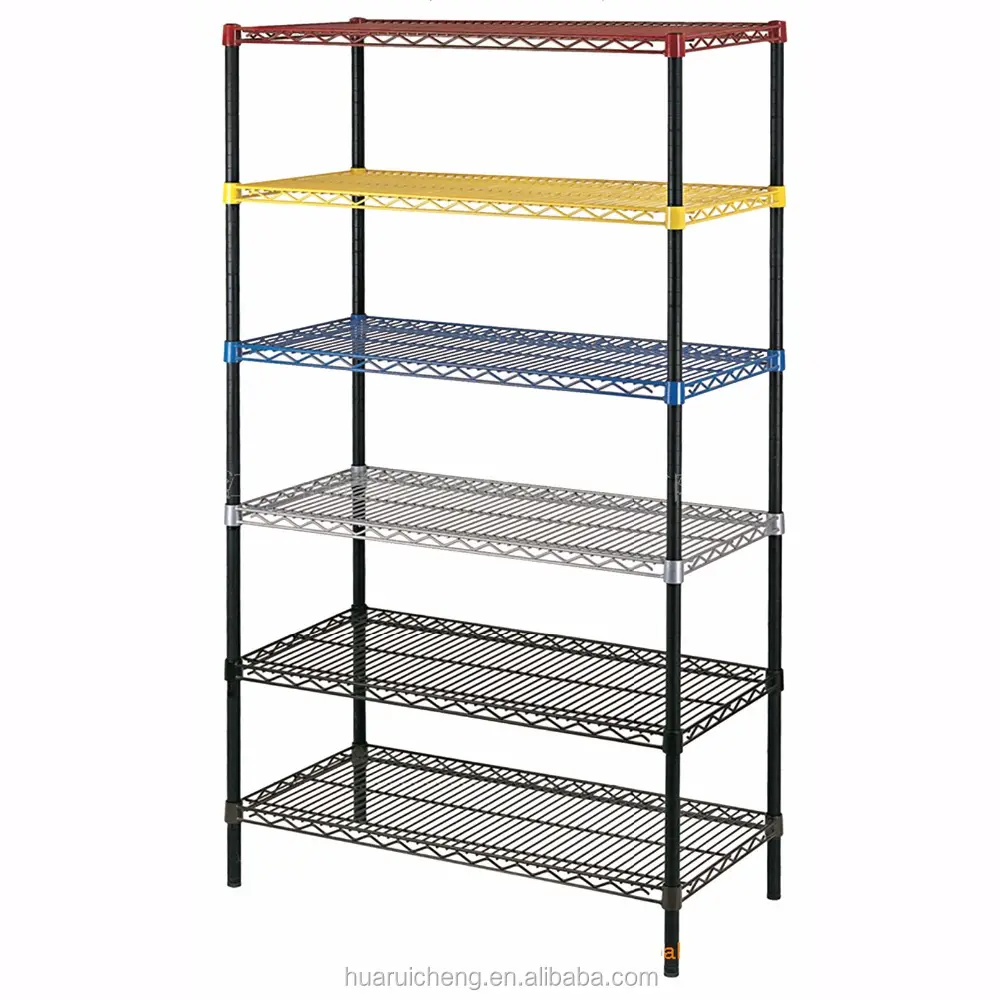 Commercial cold room heavy duty powder coated steel shelving