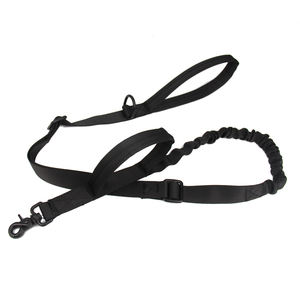 Guinzaglio tattico retrattile in Nylon per cani guinzaglio regolabile guinzaglio elastico corda guinzaglio cane con 2 maniglia di controllo - Product Image 5