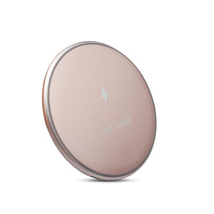 Metal más nuevo cargador sin hilos rápido, 10 W/7,5 W/5 W estándar <span class=keywords><strong>QI</strong></span> carga rápida cargador inalámbrico para el iPhone - Product Image 4