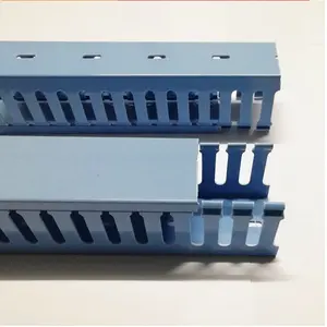 Hệ Thống Dây Điện Ống Dây Ống Hệ Thống Dây Điện Ống PVC Điện CE ROHS Cáp PZC Cáp Trunking Với Xám/Trắng/Màu Xanh 10x20mm