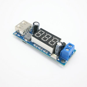 Heißer Verkauf USB Buck Lade modul Onboard Netzteil Voltmeter Eingang 7-40V Ausgang 5 V1A XH-M247 - Product Image 1
