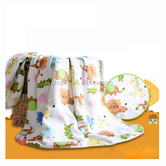 Zogift barato al por mayor Berber <span class=keywords><strong>polar</strong></span> bebé Manta, diseño bebé swaddle manta impresión personalizada Manta - Product Image 2