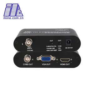 AHD1509视频转换器TVI/AHD/CVI CVBS/VGA/HDMI输出