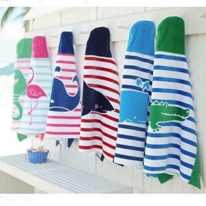 <span class=keywords><strong>Accappatoio</strong></span> a Forma di Sirena Rosa Chiaro con Cappuccio, Asciugamano da Spiaggia in <span class=keywords><strong>Cotone</strong></span> Assorbente per Bambini e Bambine - Product Image 3