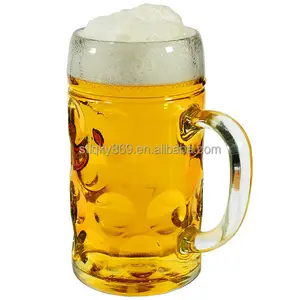 Gran Paulaner Munchen 1L taza de cerveza Stein hecho en China de cerveza de vidrio taza de Stein