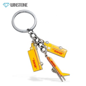 Porte-clés en alliage de zinc personnalisé avec logo, breloque tendance, cadeau professionnel pour les compagnies aériennes, les camions, les avions, pendentif en métal - Product Image 2