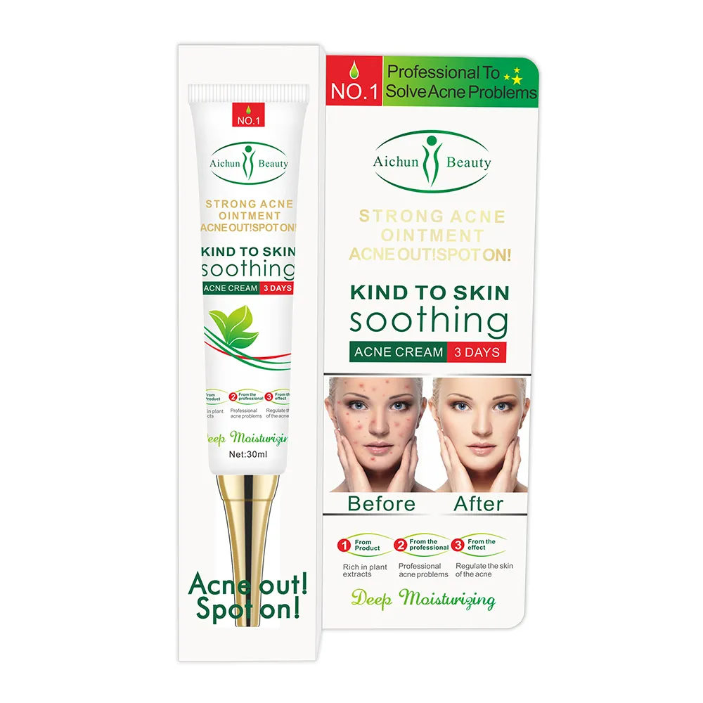 Aichun-crema Personal para el cuidado de la belleza, Gel para eliminar cicatrices, crema reparadora de acné Natural