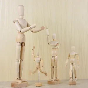 Modèle de dessin en bois de haute qualité, poupé<span class=keywords><strong>e</strong></span> à articulations mobiles en bois, artisanat non fini, poupé<span class=keywords><strong>e</strong></span> à articulations en bois - Product Image 1