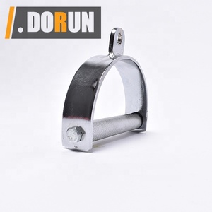 Barra de Remo Doble en Forma de D, Barra de Remo Curva, Barra de Ejercicio de Acero Resistente, Barra de Presión en Forma de <span class=keywords><strong>V</strong></span> Antideslizante para Tríceps - Product Image 4