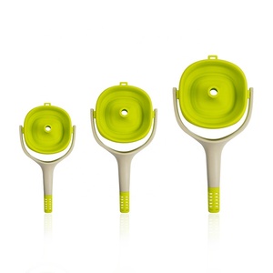 <span class=keywords><strong>3</strong></span> pièces accessoires de cuisine Gadget Silicone entonnoir à huile pliable entonnoir de cuisine pliable pour le transfert de liquide - Product Image 3