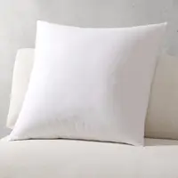 Ucuz toptan Polyester dolgulu beyaz düz atmak yastıklar kare yastık