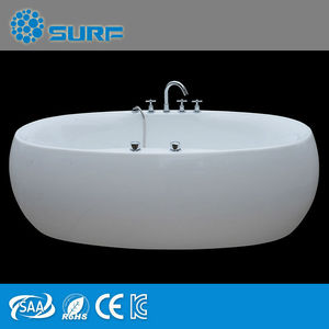 Forma Oval ee.uu. acrílico blanco una persona bañera de hidromasaje - Product Image 3