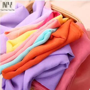 Nanyee Textile Wholesale Blouse Apparel Thin Chiffon Fabric
