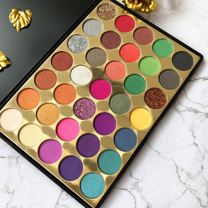 Más de 35 colores paleta de sombra de ojos de Color cálido brillo mate de sombra de ojos cosméticos - Product Image 1