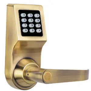 Goodum güvenlik kilitler tuşları akıllı kilitler RF kart şifre tuş takımı tek mandal akıllı dijital kapı kilidi D6300 daire/ofis için