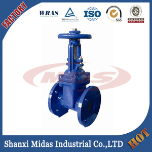 Din F4 ora métal assis cast iron gate valve, Souches vanne 3 polegada, Écluse robinet - vanne d'eau - Product Image 3
