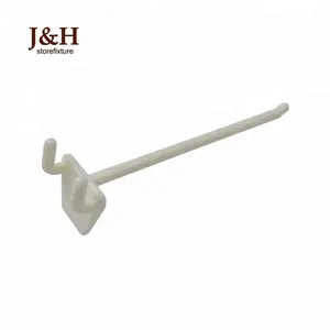 J & H Storefixture 2 "3" 4 "5" 6 "7" 8 "10" 12 "kartonnen Peg Plastic Haak voor Pegboard Display