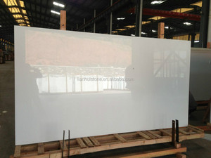 Branco puro Artificial lajes de pedra máquina de corte de vidro cristal pedra <span class=keywords><strong>Nano</strong></span> 3th, Branco cristalizado