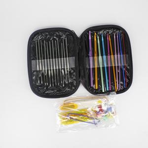 Portable voyage couture Crochet outil sac de rangement maison couture tricot ensemble d'outils Crochet crochet aiguilles à tricoter fait fil de <span class=keywords><strong>cuir</strong></span> - Product Image 3