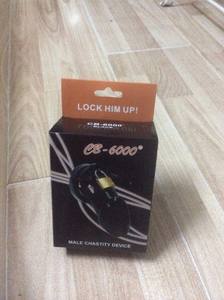 Giocattolo del <span class=keywords><strong>sesso</strong></span> di bondage della gabbia del cazzo del dispositivo di castità maschile nero CB6000 di plastica <span class=keywords><strong>per</strong></span> gli <span class=keywords><strong>uomini</strong></span> - Product Image 2