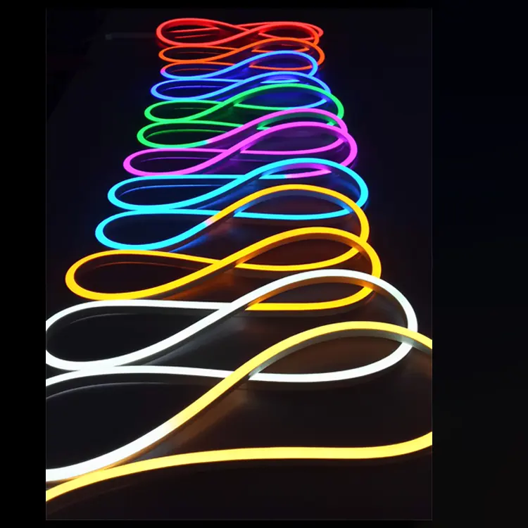 Led Neon Piksel Tahan Air, Lampu LED Neon Fleksibel Berubah Warna dengan Piksel