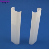 Design asiatique moderne, éclairage LED semi-circulaire pour salle de bain, couvercle de tube en PC/PMMA, découpe personnalisée, extrusion, EDM
