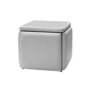 Hot Selling Lightweight Save Space Metal Folding Chair Cube <strong>Step</strong> <strong>Stool</strong> - Product Image 2