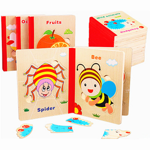 Trò Chơi Ghép Hình Sách Gỗ Khối Thông Minh Tiếng Anh - Product Image 1
