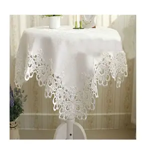 Wedding Round Christmas <strong>Vintage</strong> Shandong Jacquard Wedding Lace <strong>Tablecloths</strong> - Product Image 1