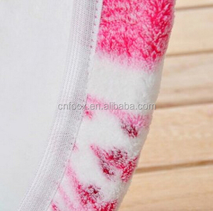Di Corallo del panno morbido di Colore Rosa a Forma di Cuore Copertura Sedile del Water/Toilet Seat <span class=keywords><strong>Cover</strong></span> caldo/riutilizzabile copertura wc - Product Image 6