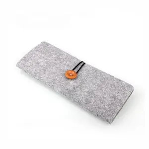 New Simple Cosmetic Bag Wool Felt Bag Portable Cosmetic Tool Receiving Bag