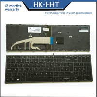 HK-HHT nouveau pour clavier rétro-éclairé HP Zbook 15 G3 17 G3 UK