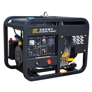 KATOMAX Power open frame diesel engine powered portable welder generator industrial use