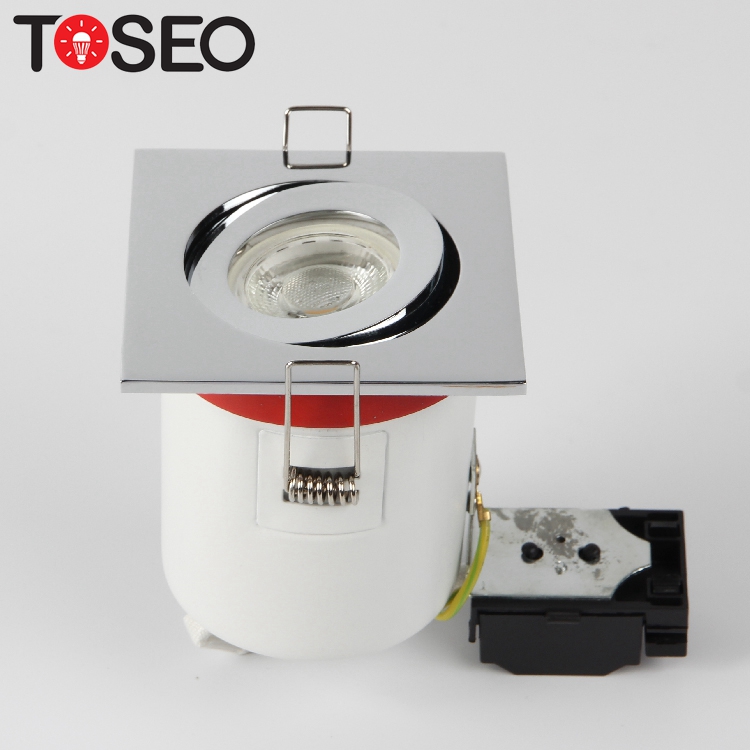 White Recessed Fire Rated Downlights GU10 Die Casting Alu 220V
