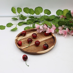 Commercio all'ingrosso rettangolare nidificazione colazione vassoio da portata in legno laccato piatti in legno per cucina alimentare - Product Image 2