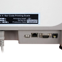 Balance électronique TM-A de 30 kg avec imprimante d'étiquettes à code-barres et imprimante de reçus et support