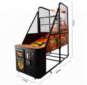 Indoor Mmusement Coin Pusher Betriebene Maschine Arcade-Spiele Basketball Arcade Zum Verkauf