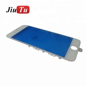 con prensado en frío para el iPhone 6 s agrietado remodelación pantalla LCD calidad original (Blanco/negro) - Product Image 1