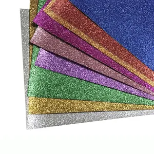 Wrapping Gift Paper Custom Color Gold Glitter Paper Sheet Gift Wrapping Paper Cardstock Glitter Cardboard