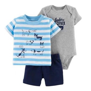 INS Bambini T-Shirt Pantaloni della tuta Set di <span class=keywords><strong>Abbigliamento</strong></span> Stampato Carino Modello In Cotone Vestiti Del Bambino Set - Product Image 3