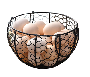 3-Pack Metal Craft Wire Mesh Fruit Bread <strong>Eggs</strong> Holder Storage Container <strong>Basket</strong> - Product Image 1